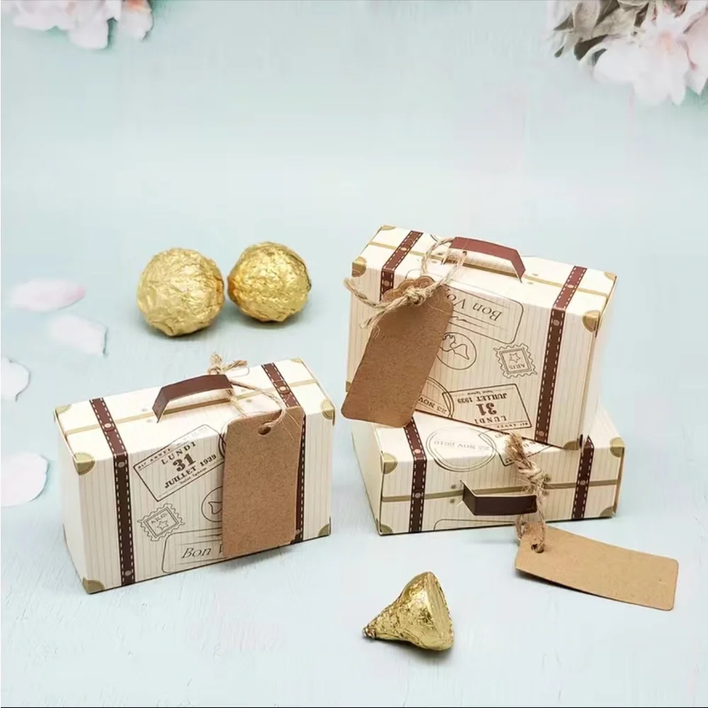 Set Of 5pcs Mini Suitcase Gift‎ Box - Perfect for Little Gifts For The Holidays